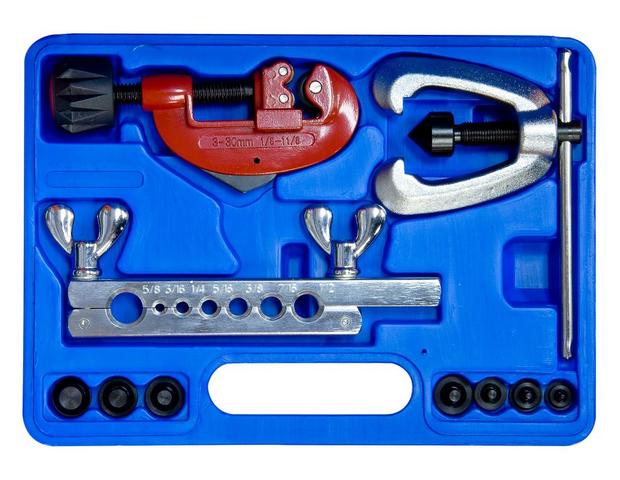 Details about   Flaring Tool 3-16mm Alloy Steel Manual Pipe Flaring Expansion Tool Kit With 