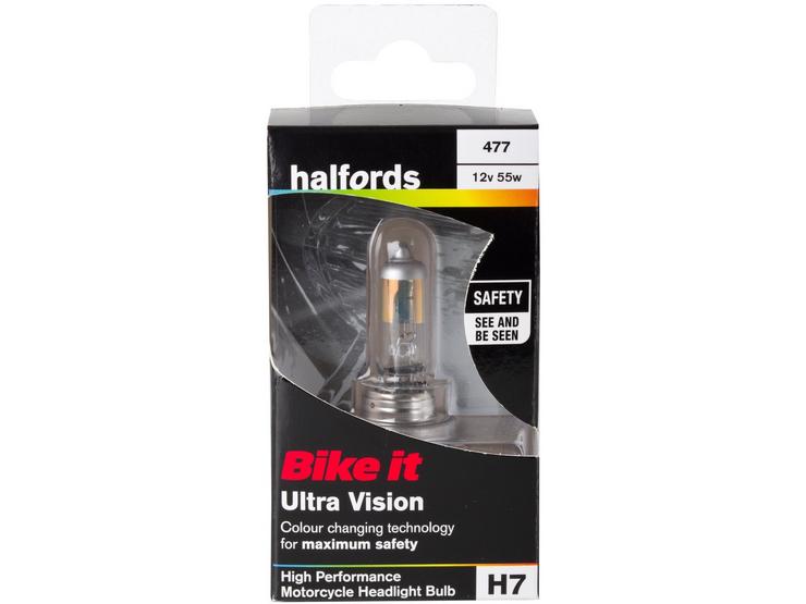 Halfords Safety Vision HMB477SVB H7 Motorcycle Bulb