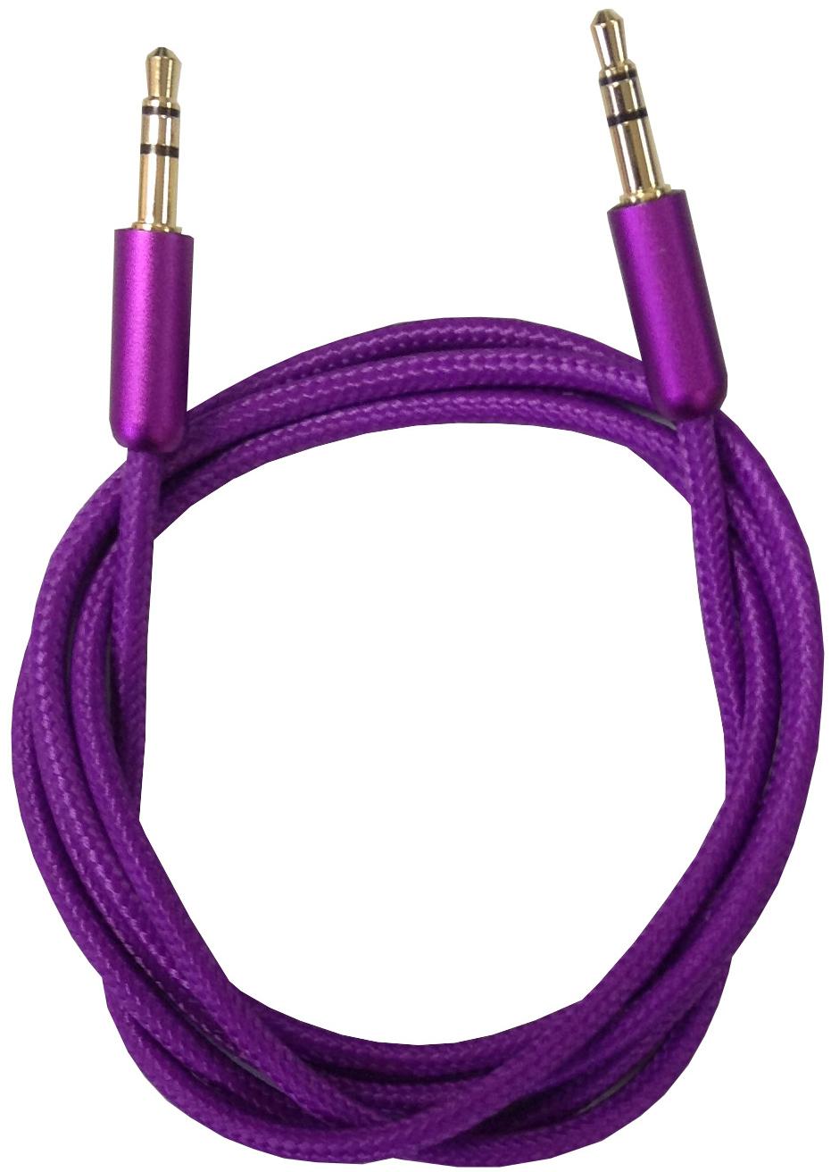 Halfords 3.5mm Aux Cable Purple Halfords IE
