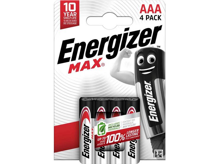 Energizer Max AAA 4 Pack