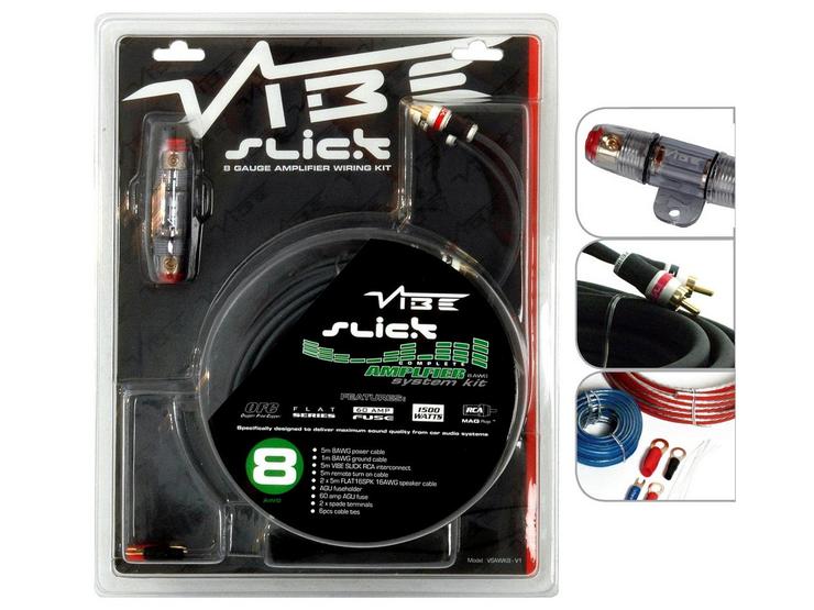 Vibe Slick 8 Gauge Amplifier Wiring Kit