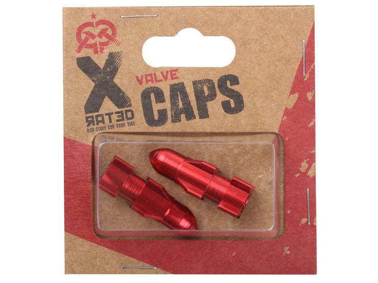 X Rated Red Rocket Valve Caps