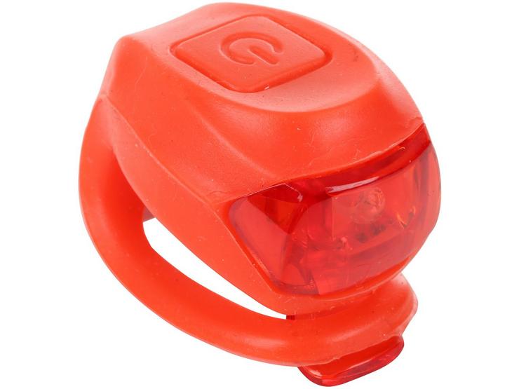 Halfords Silicon Bike Light - Red