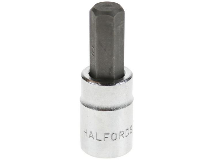 Halfords Advanced Hexagon Bit Socket 10mm 3/8" Drive