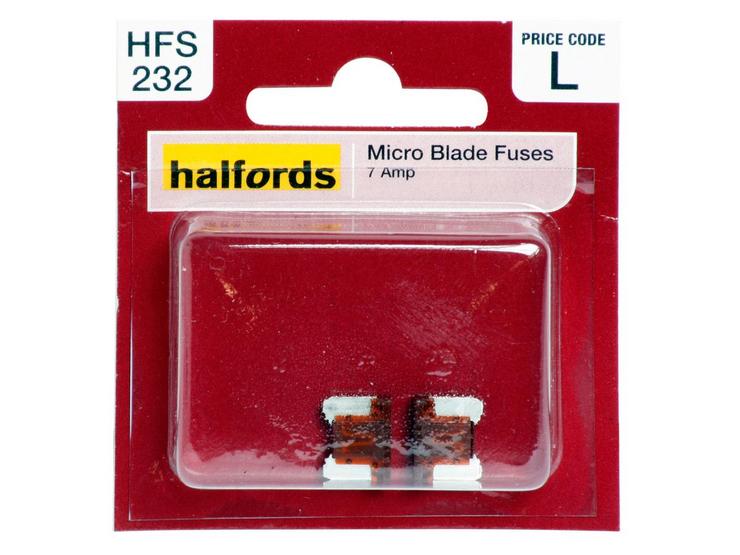 Halfords Micro Blade Fuses 7.5 Amp (HFS232)