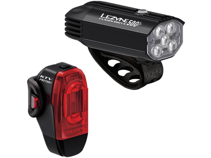 Lezyne Fusion Drive 500+ /  KTV Drive Pro+ Pair of Lights