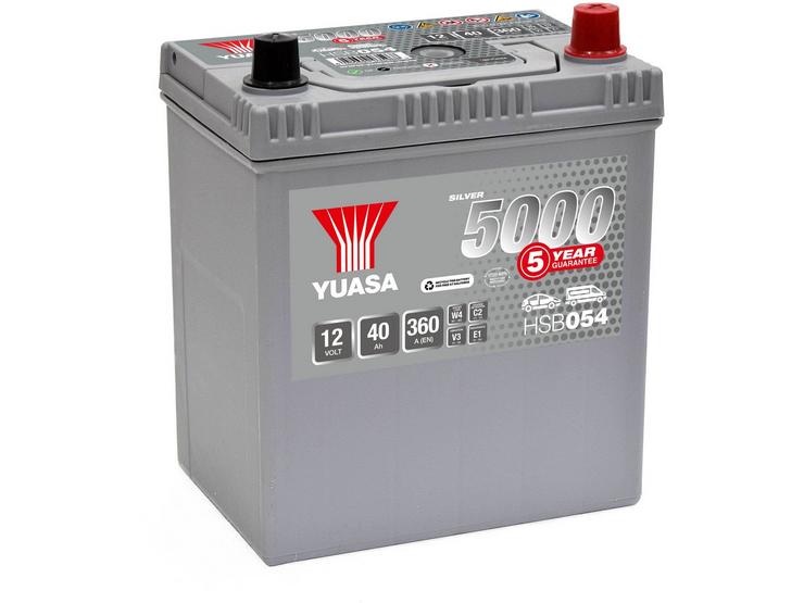 Yuasa HSB054 Lead Acid 12V Car Battery 5 year Guarantee