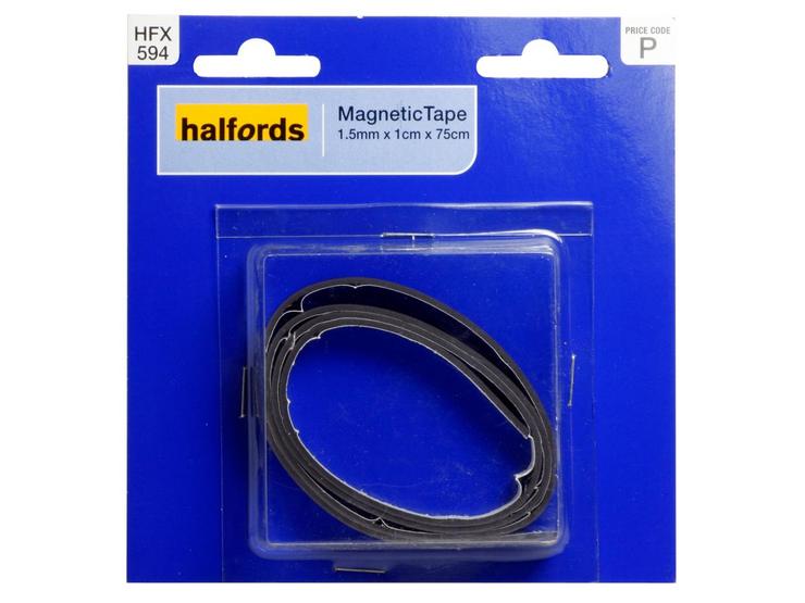 Halfords Magnetic Tape 75cm x 1cm x 1.5mm