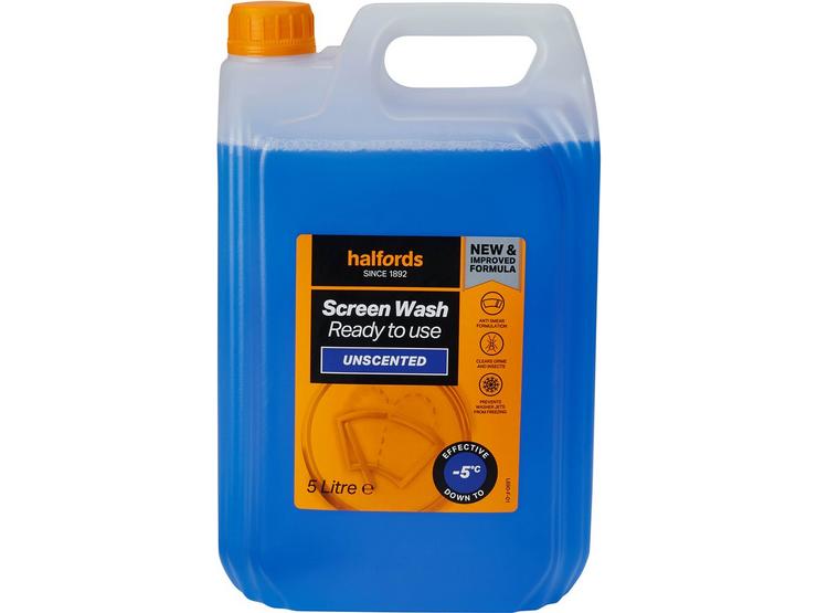 Halfords -5 Ready To Use Screenwash 5L
