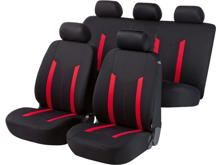 Halfords Seat Cover Hastings Red