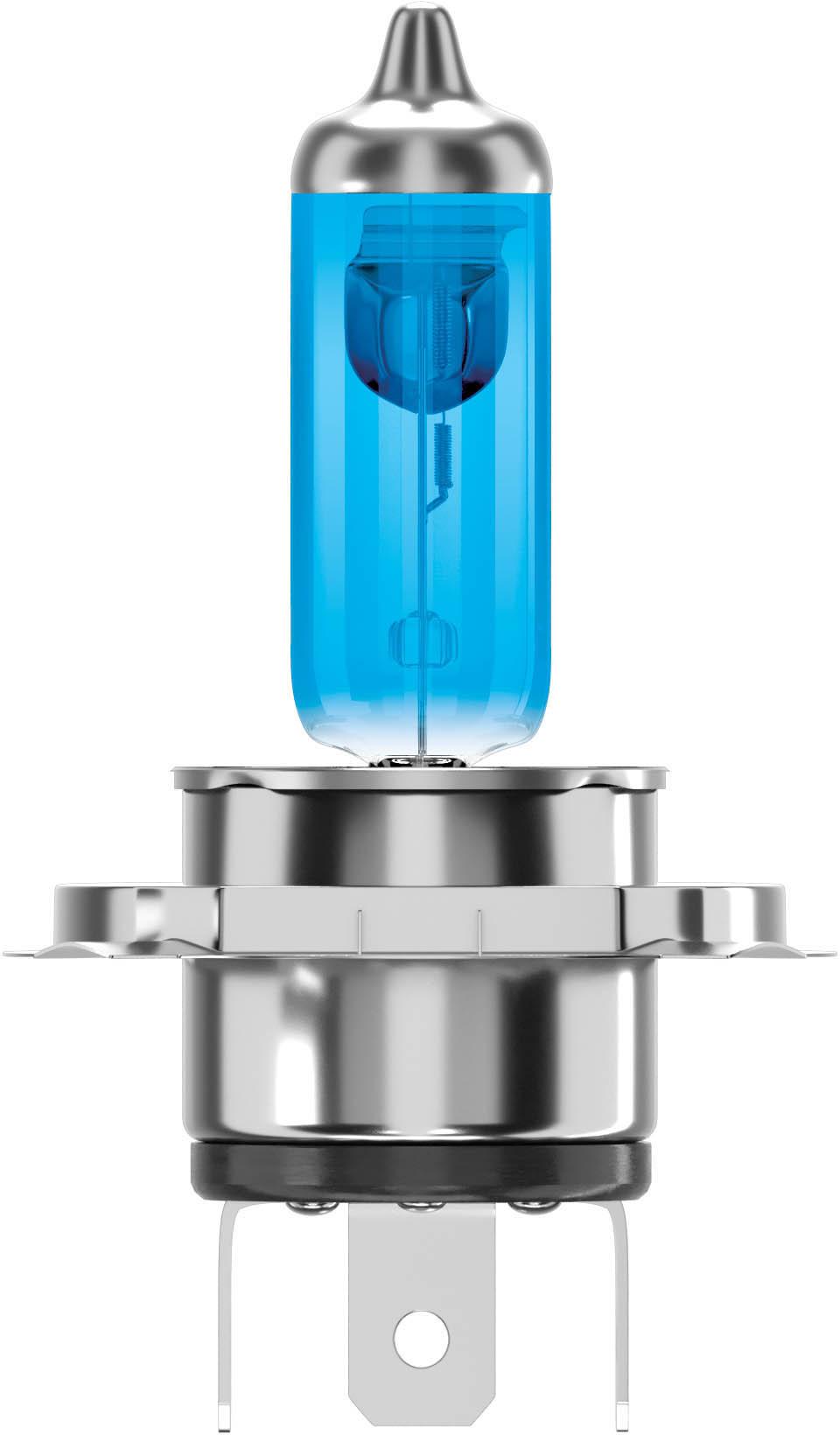 H4 Xenon Blue Halogen Bulbs 100W - High/Low Beam Headlight Upgrade For Cars, 12V 4 thumbnail image