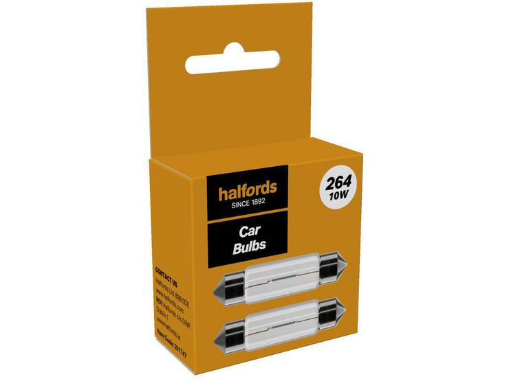 Halfords 264 Car Bulb Twin Pack