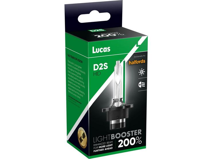 Lucas 200% Brighter HID D2S Headlight Bulb