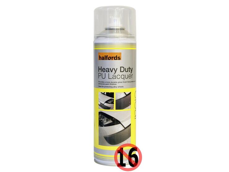 Halfords Heavy Duty PU Lacquer 500ml