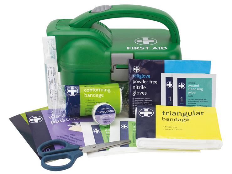 Halfords First Aid and Torch Kit