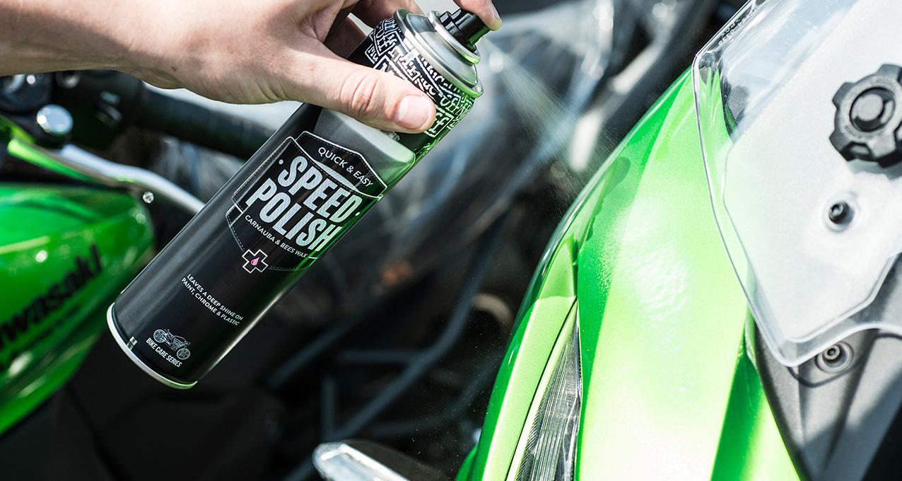 Motorcycle Protection Spray Muc-Off Motorcycle Speed Polish - 13.5oz ...
