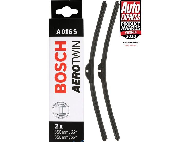 Bosch A016S Wiper Blades - Front Pair