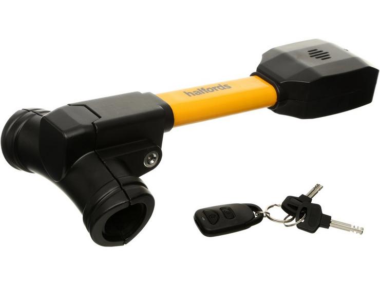 Halfords T-Bar Steering Lock with Alarm