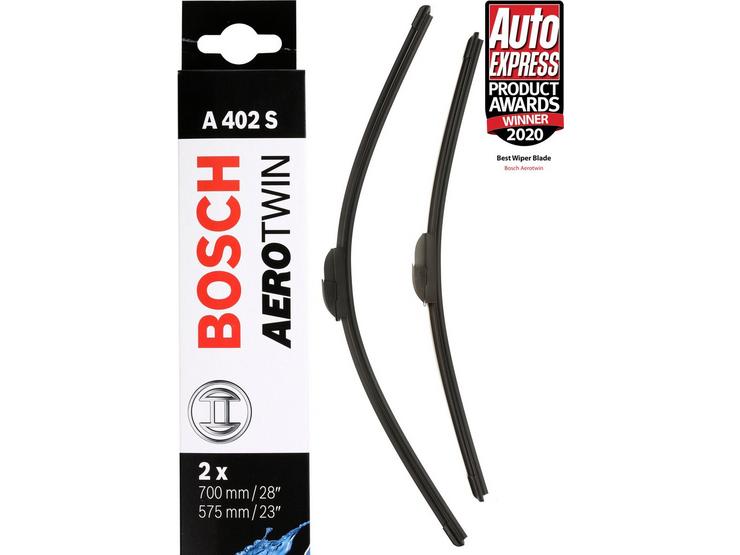 Bosch A402S Wiper Blades - Front Pair