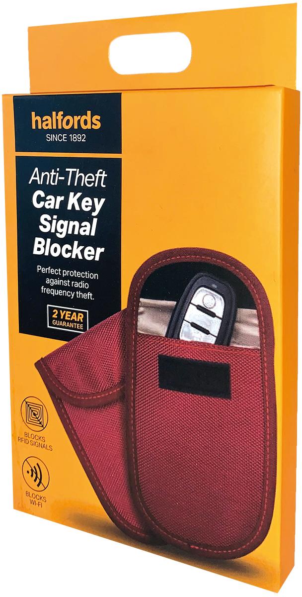Halfords AntiTheft Car Key Signal Blocker Red Halfords IE