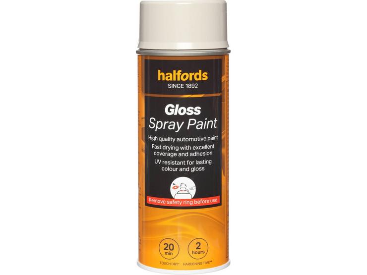 Halfords S1-010 Grey Gloss Car Spray Paint - 400ml