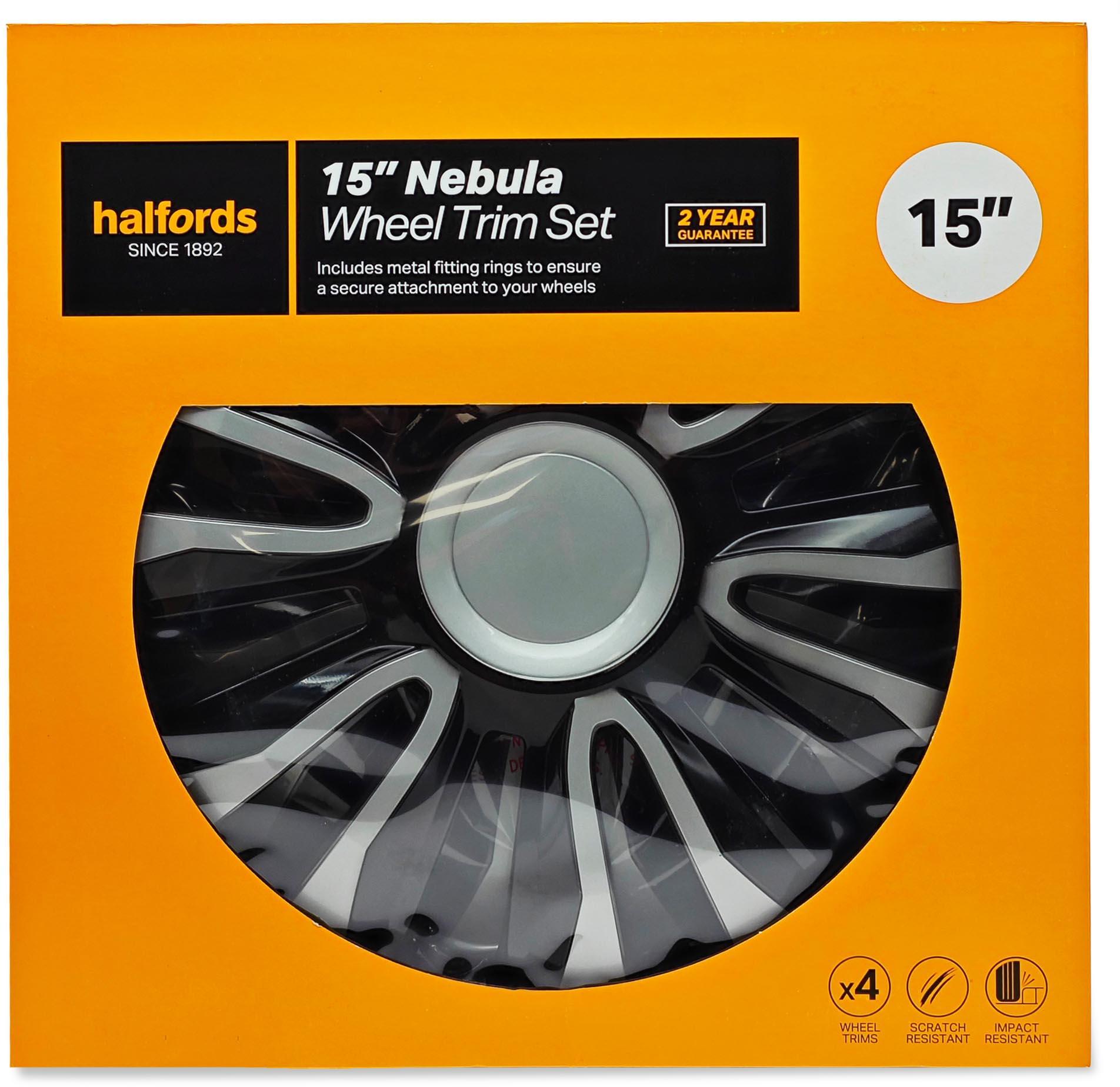 15 Inch Nebula Wheel Trim Set Halfords IE