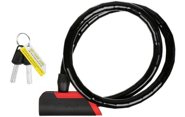 Bikehut Armoured Cable Lock with Key Halfords IE