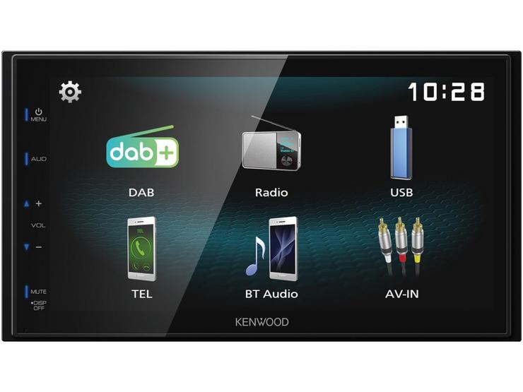 Kenwood DMX125DAB Car Stereo with Android Mirroring & DAB
