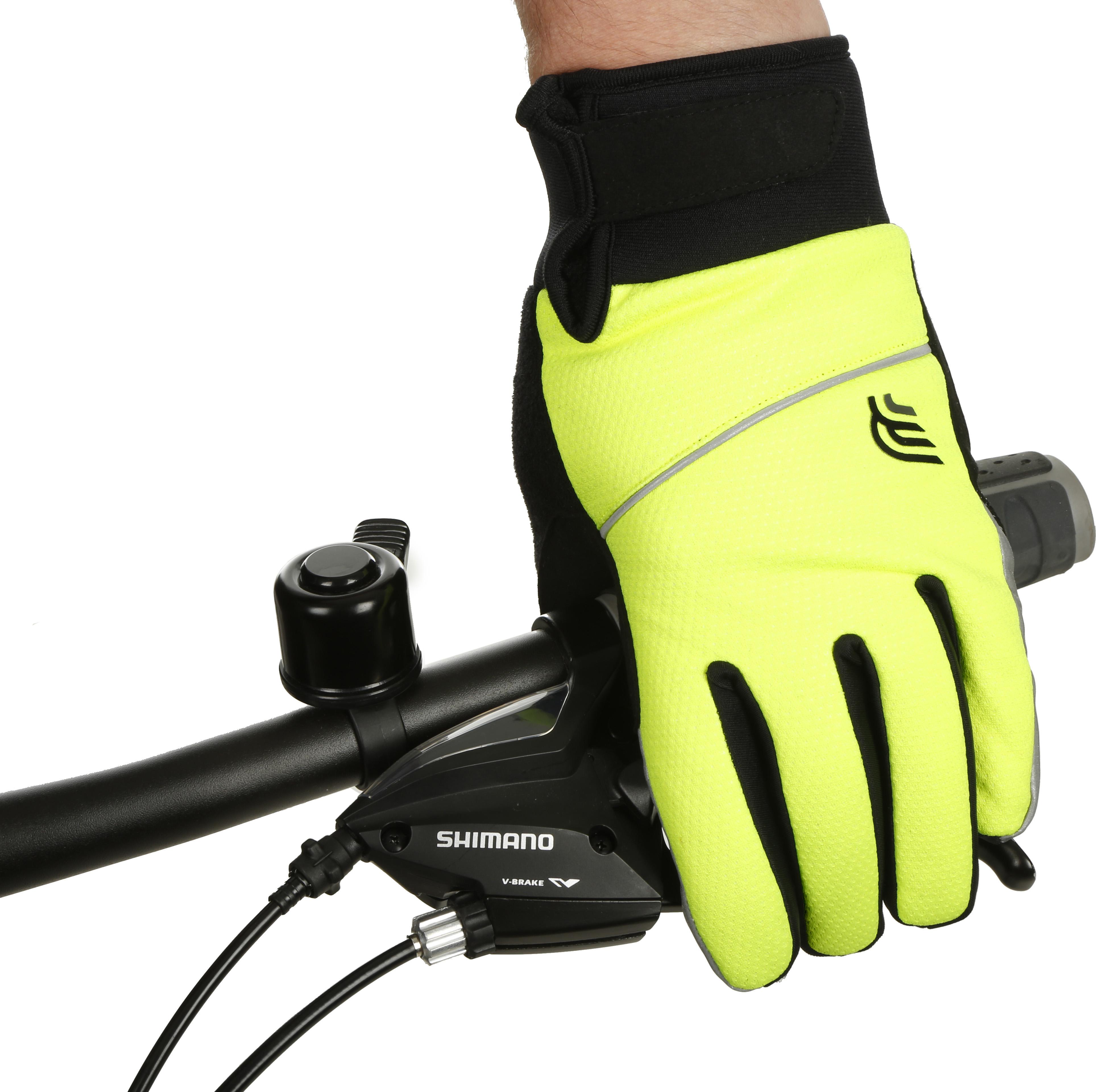 Ridge Thermal Gel Gloves Fluro Halfords IE