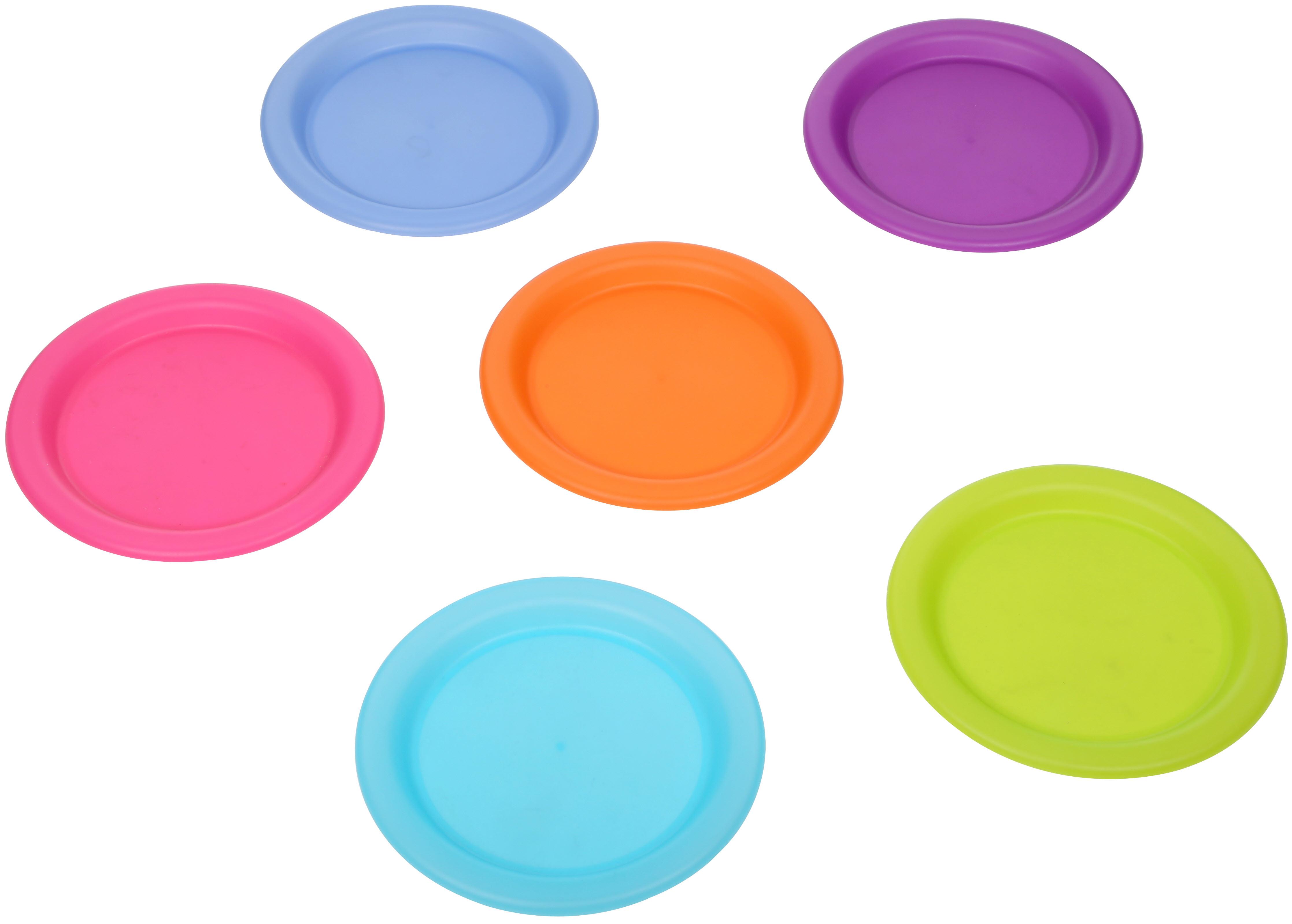 Halfords Plastic Plate set of 6 Halfords IE