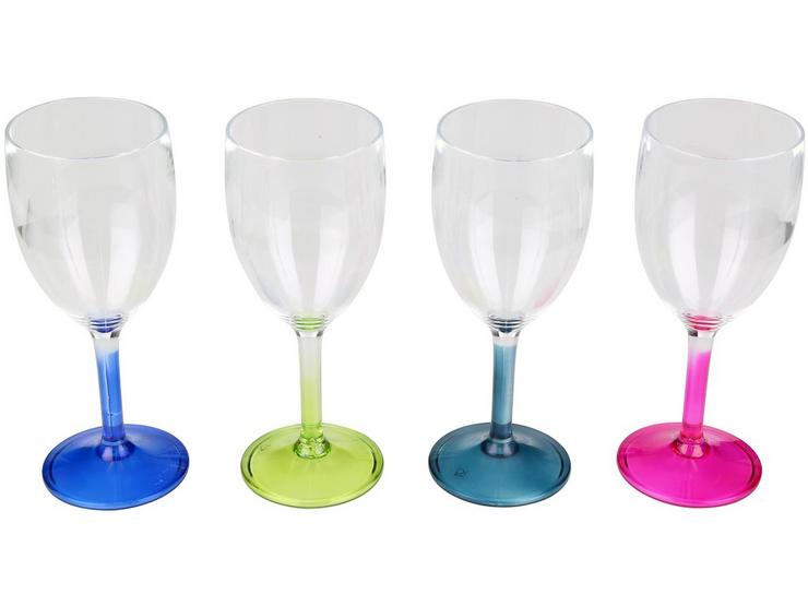 Halfords Wine Glass (Acrylic) 4pcs set