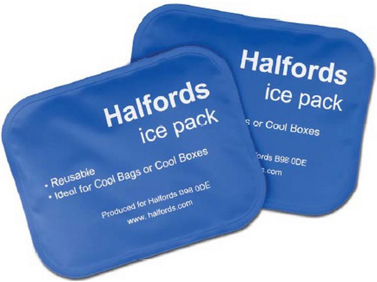Halfords Medium Ice Pack x2