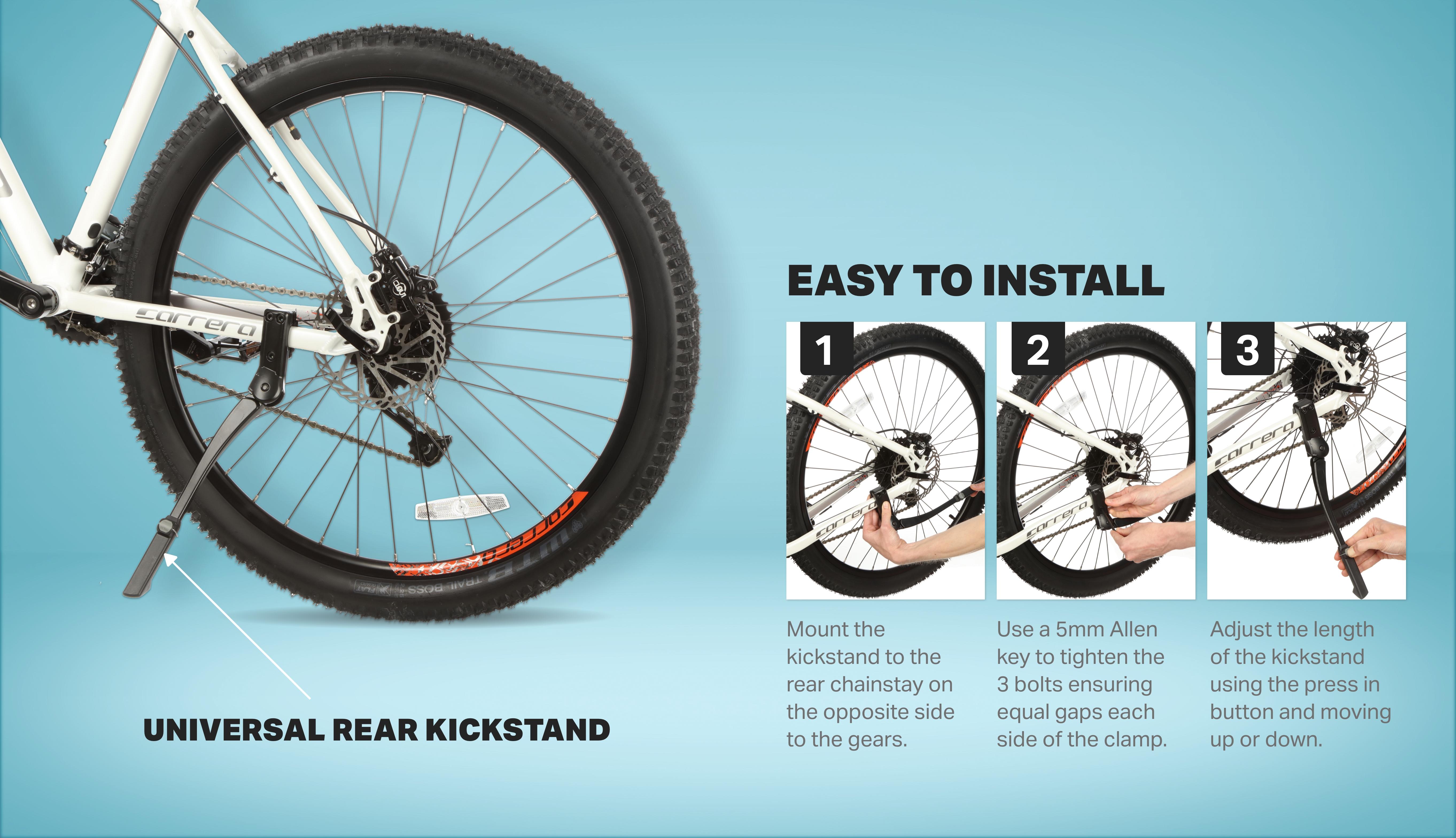 Halfords Universal Adjustable Rear Kickstand 24