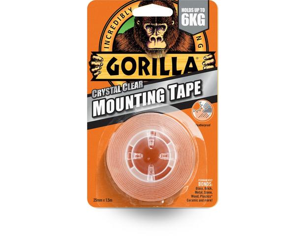Gorilla Heavy Duty, Extra Long Double Sided Mounting Tape, 1 x