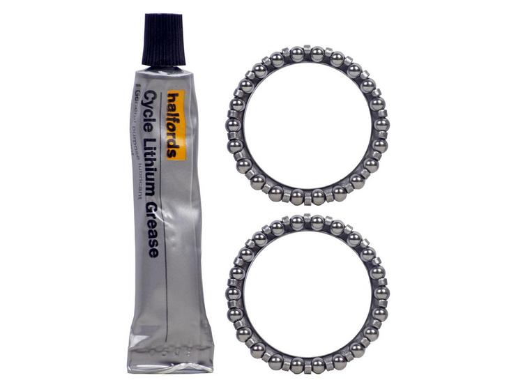 Halfords Aheadset Ball Cages and Grease, 5/32"