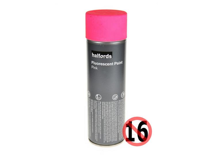 Halfords Fluorescent Paint Pink 300ml