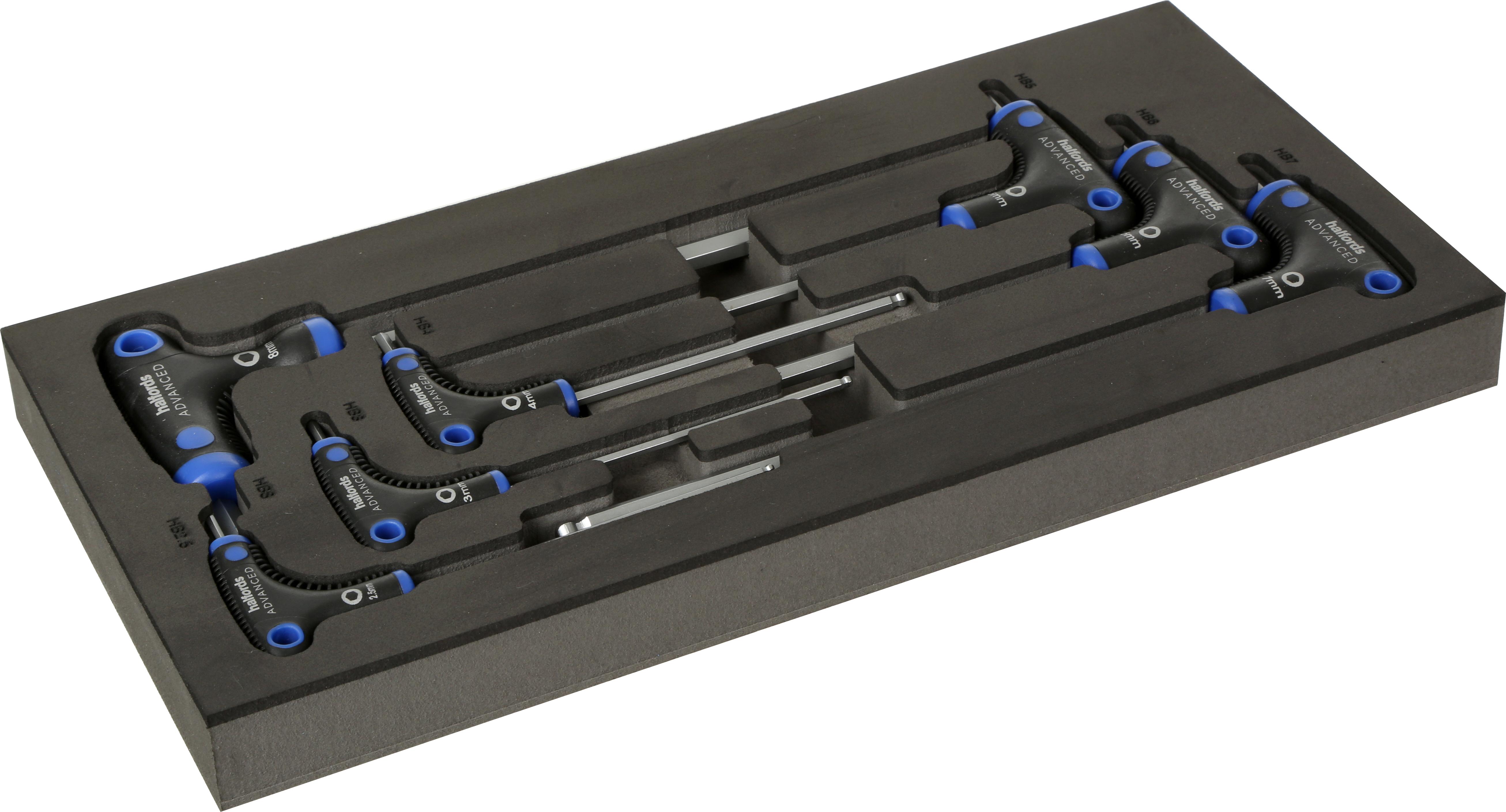 Halfords Advanced 7 Piece THandle Hex Set Modular Tray Halfords IE