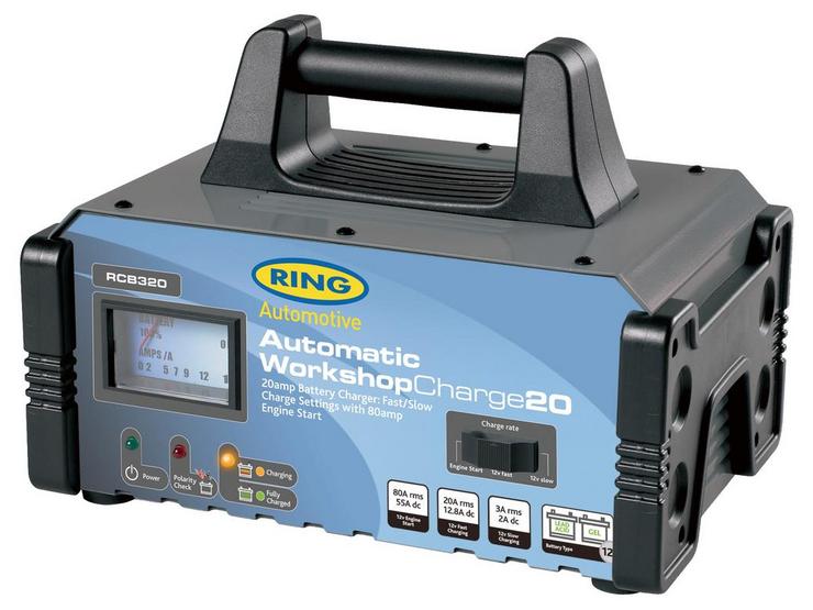 Ring RCB320 20A Workshop Battery Charger - Up to 12L