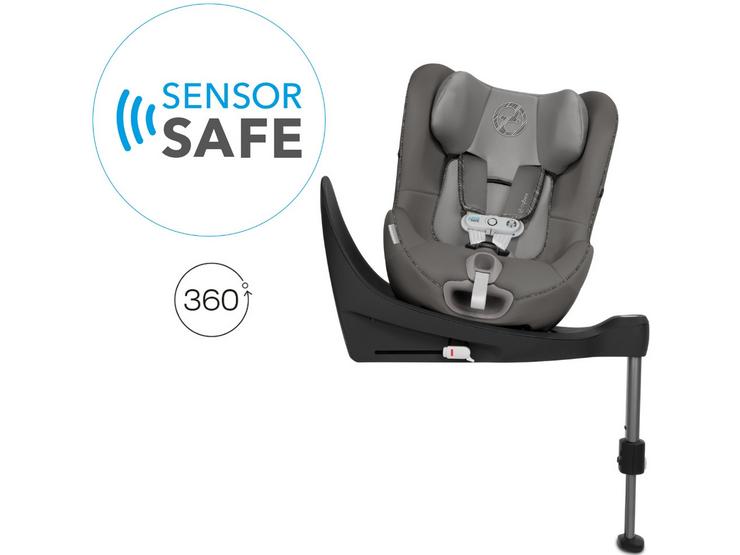 Cybex Sirona S i-Size Baby Car Seat with SensorSafe - Soho Grey