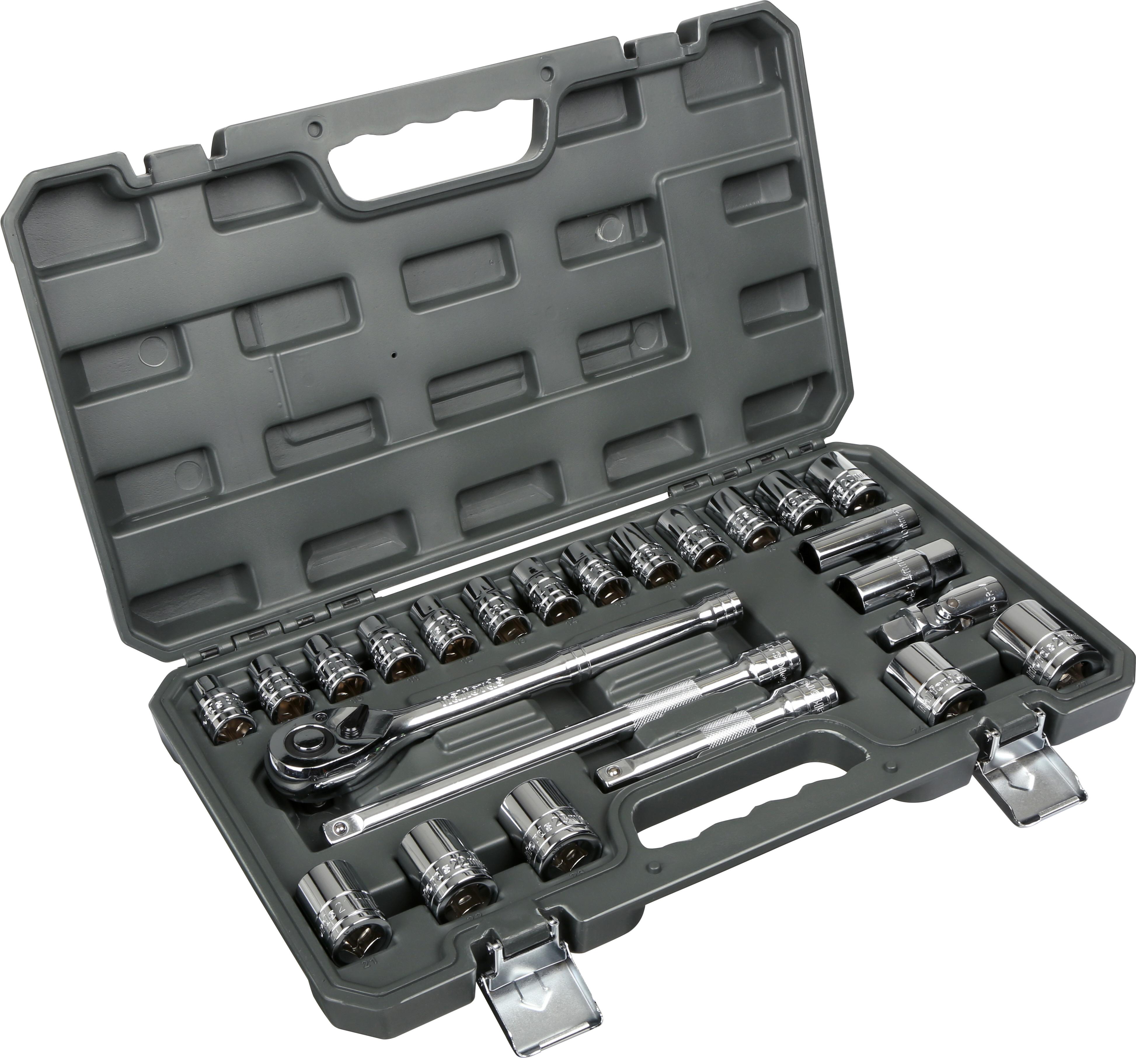 Halfords 24 Piece 1/2" Drive Metric Socket Set Halfords IE
