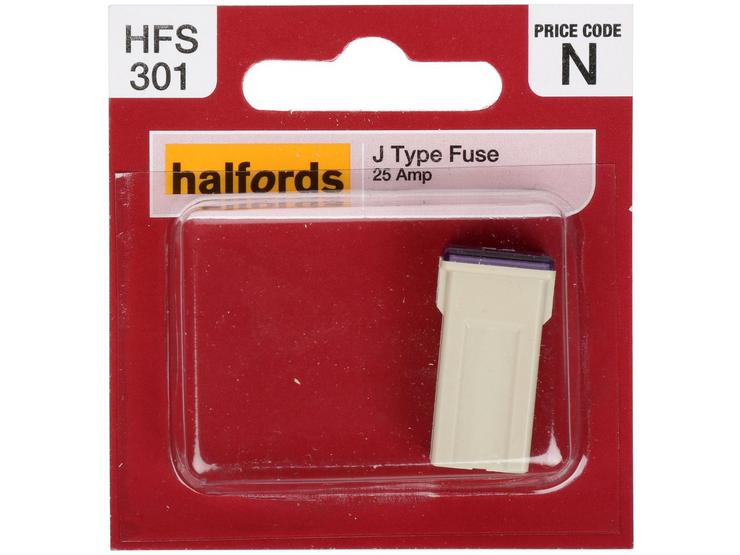 Halfords J Type Slow Blow Fuse 25AMP (FUSE213)
