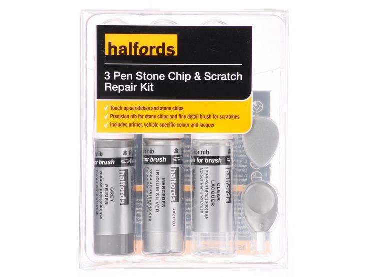 Halfords Mercedes Iridium Silver Scratch & Chip Repair Kit