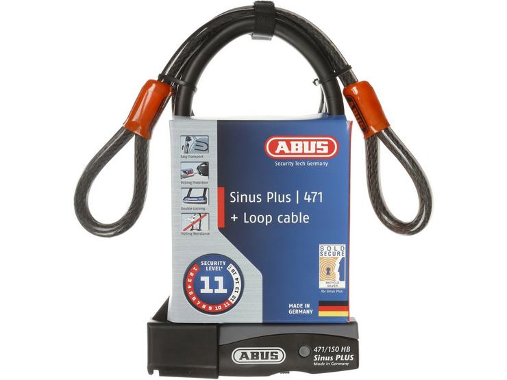 Abus Sinus Plus D-Lock & Cable Set