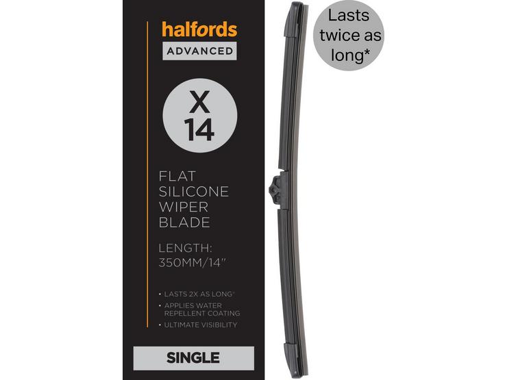 Halfords Advanced Silicone Wiper Blade X14"