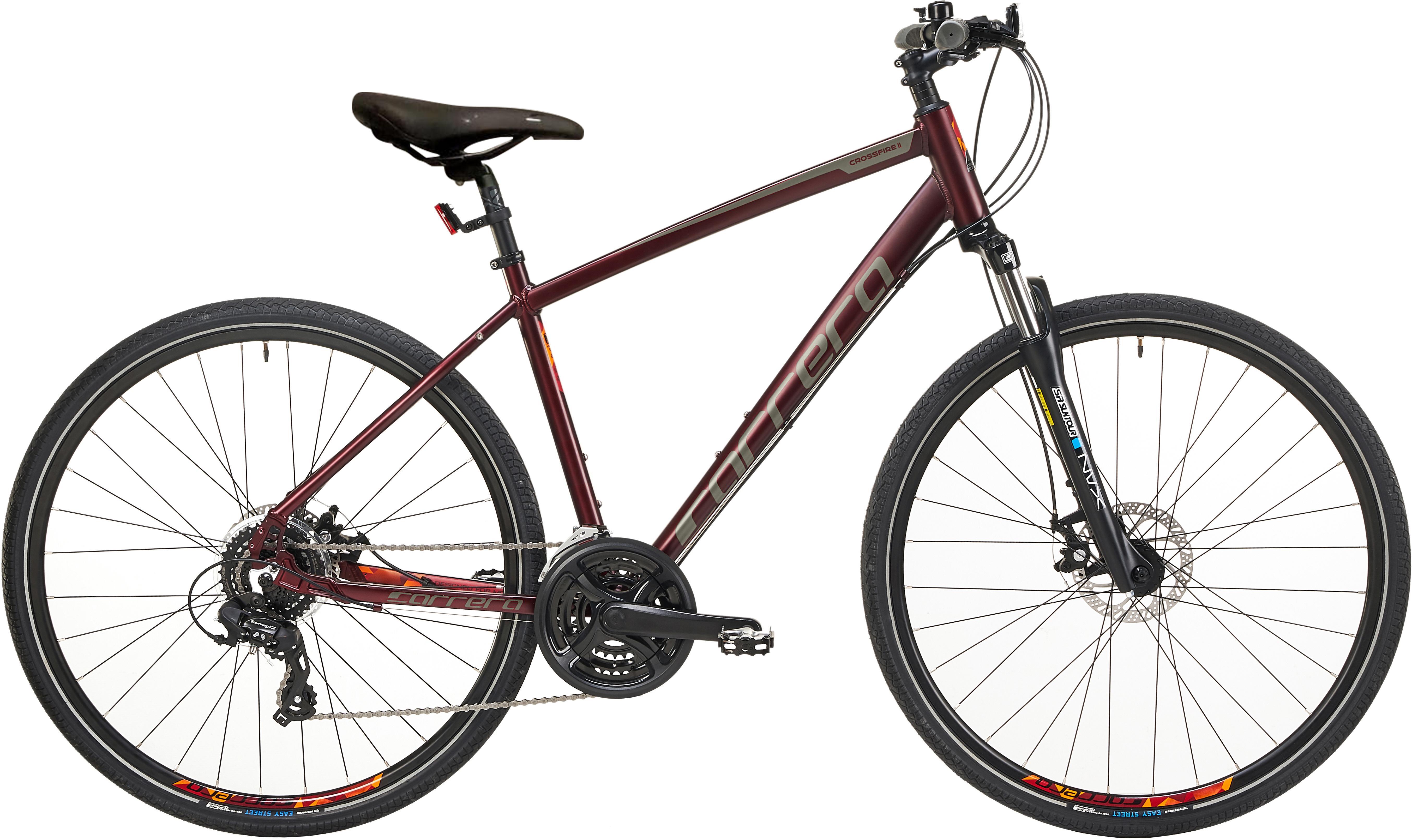 carrera crossfire 2 mens hybrid bike 2019