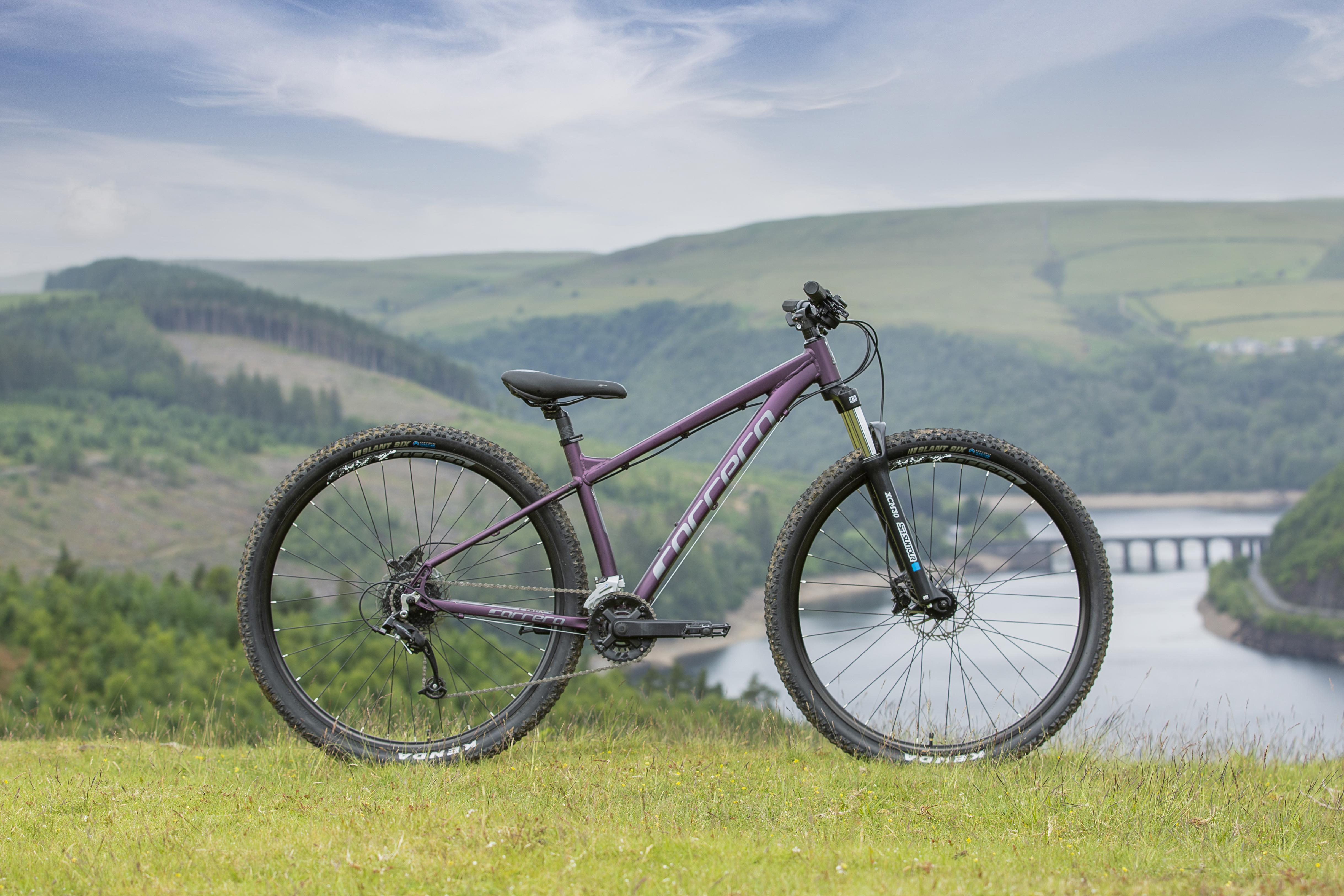 Carrera Hellcat Womens Mountain Bike Purple S, M, L Frames