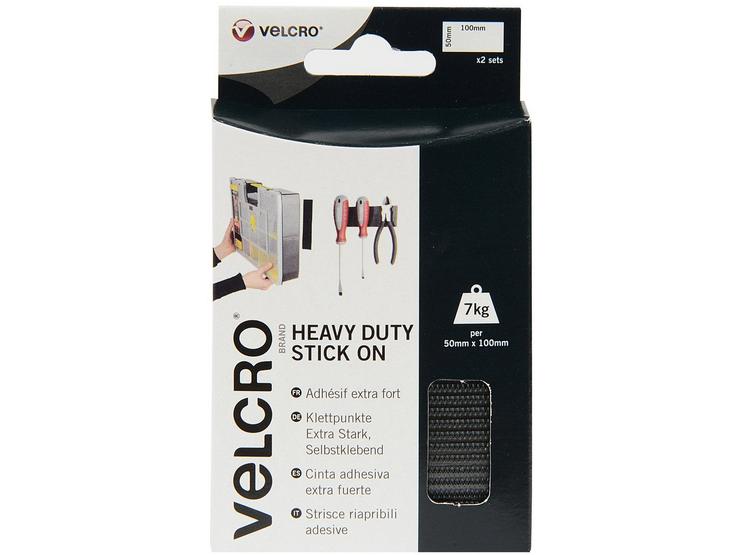 VELCRO Heavy Duty Strips Black