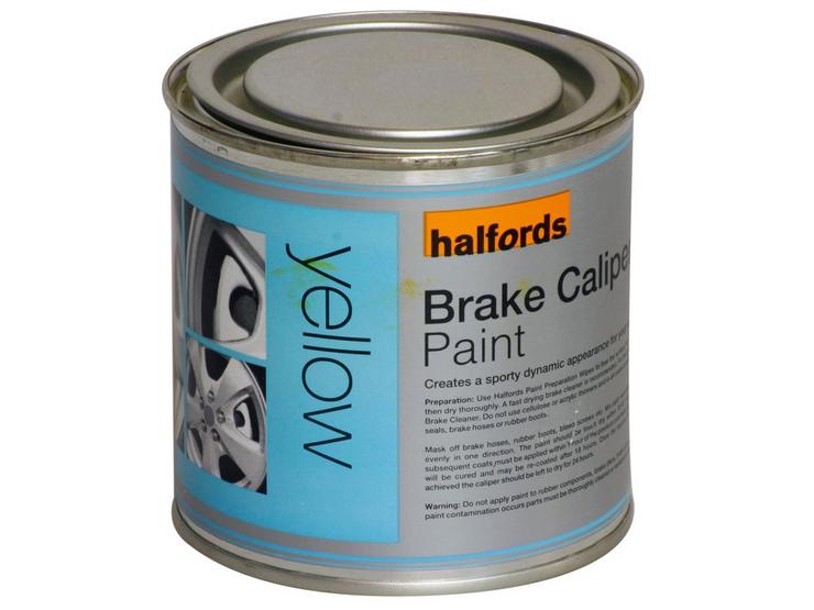 Halfords Brake Caliper Paint Yellow 250ml