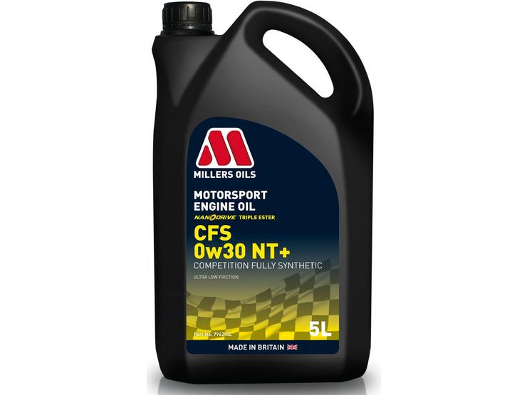 Millers Oils CFS 0W30 NT+ Motorsport Engine Oil - 5L