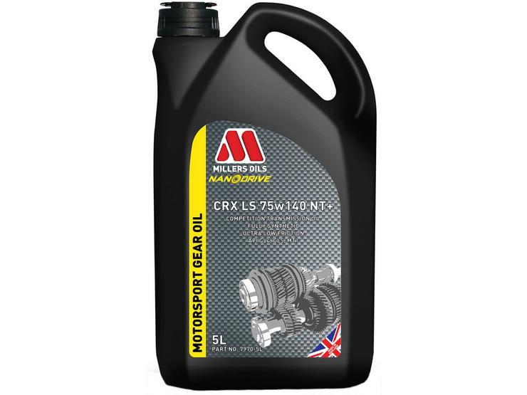 Millers Oils CRX LS 75W140 NT+ Motorsport Gear Oil - 5L